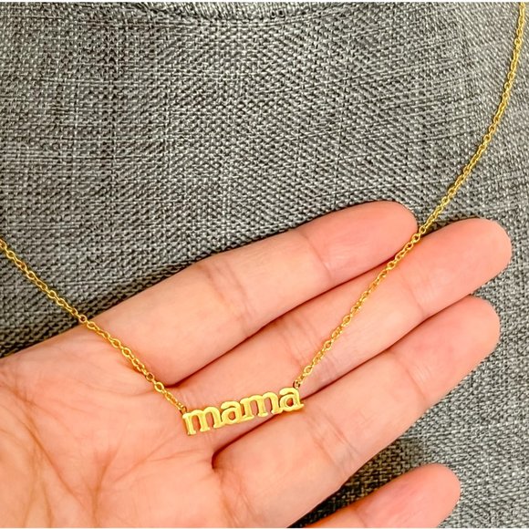 Mom Gift Necklace Mom Necklace Initial Mommy Necklace Mom Gift From Daug… - Picture 7 of 9